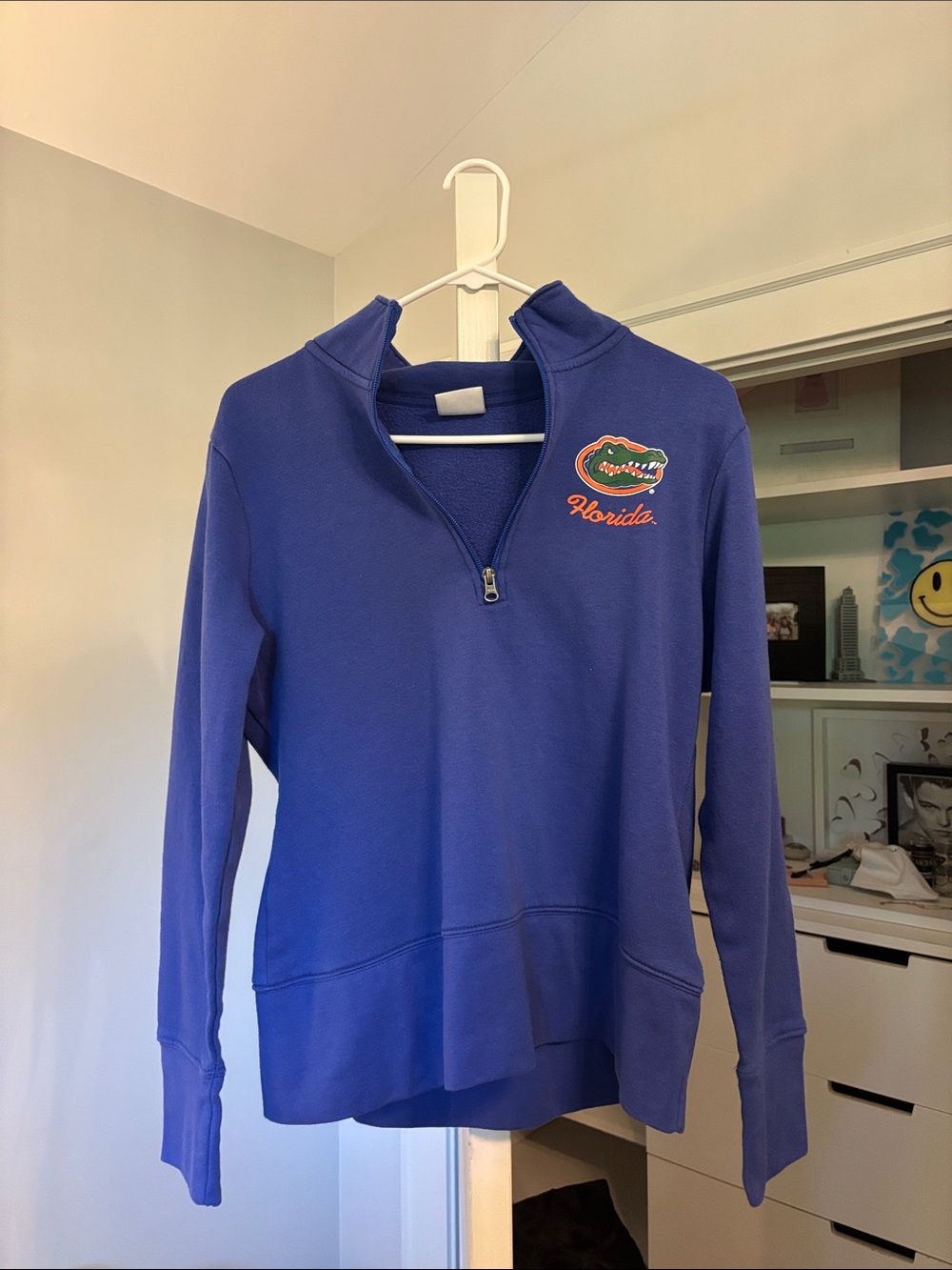 Florida Gators Royal Blue Quarter-Zip Pullover